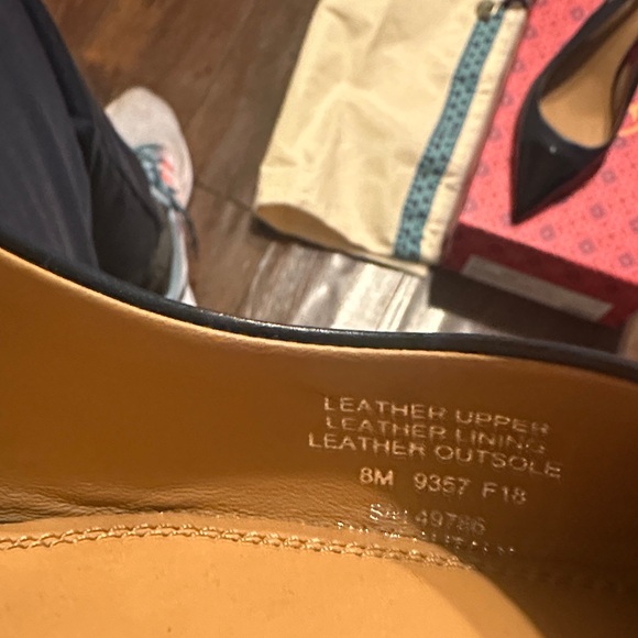 Tory Burch Penelope Slingback -NIB-3” Heel Navy Cap Toe Heels-Made in Italy - Picture 8 of 14